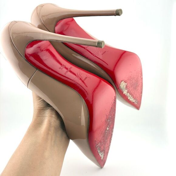 So Kate Christian Louboutin Nude Stiletto Heel w/ Original Dusties & Box in EUC - Picture 8 of 11